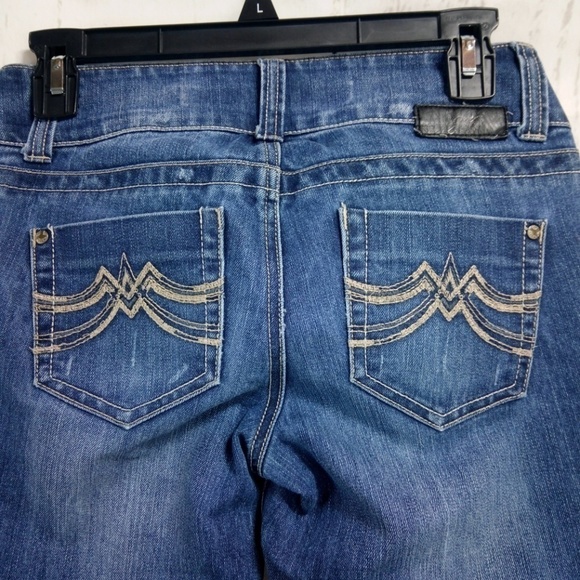 Grane Kim Low Rise Curvy Skinny Jeans Juniors 3 - Picture 4 of 8